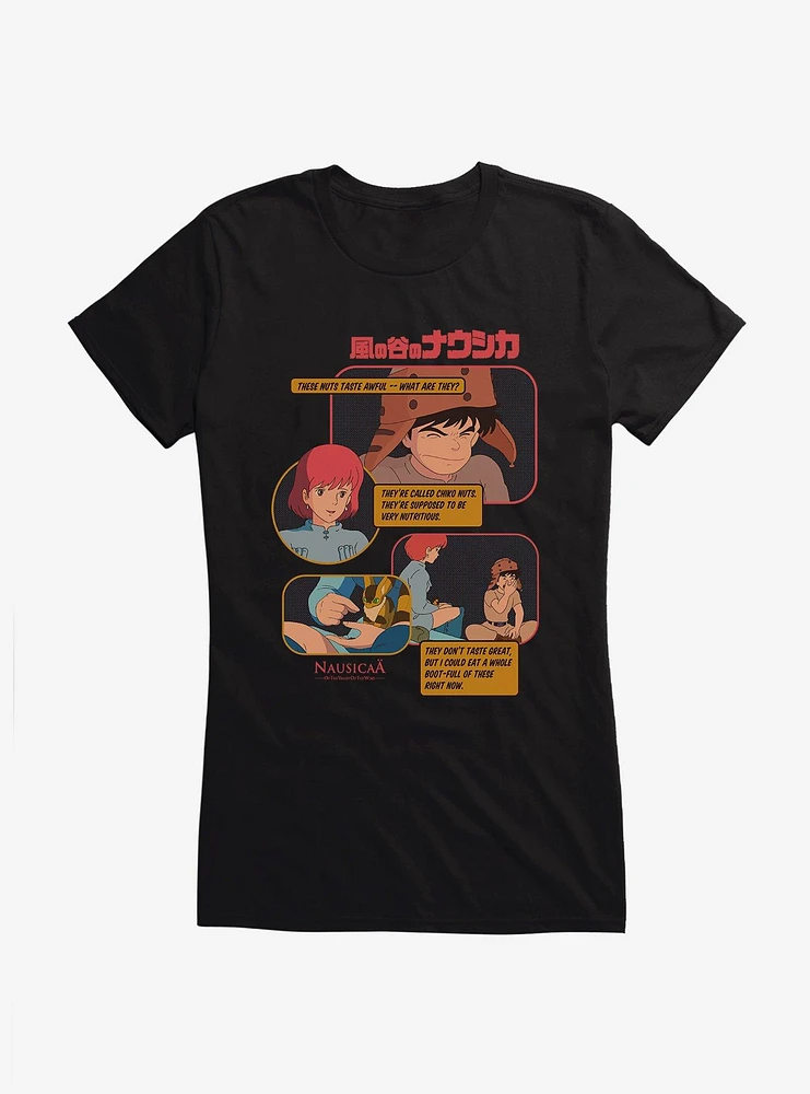 Studio Ghibli Nausicaa Of The Valley Wind Chiko Nuts Girls T-Shirt