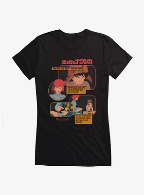 Studio Ghibli Nausicaa Of The Valley Wind Chiko Nuts Girls T-Shirt