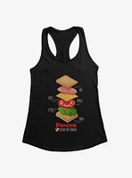 Studio Ghibli Ponyo Deconstructed Ham Sandwich Girls Tank Top