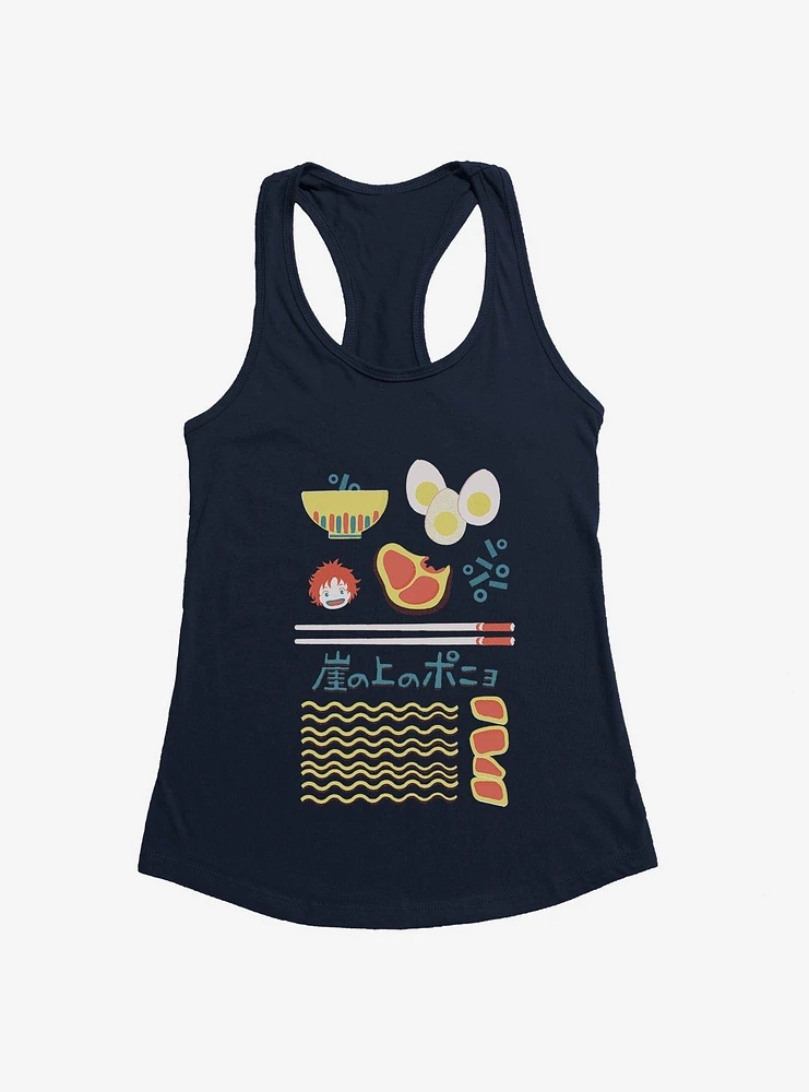 Studio Ghibli Ponyo Ramen Essentials Girls Tank Top