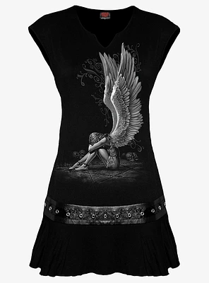 Fallen Angel Studded Sleeveless Dress