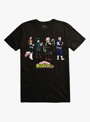 My Hero Academia Class 1A Quirk Suit Black T-Shirt