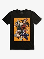 My Hero Academia Class 1A Ready Black T-Shirt