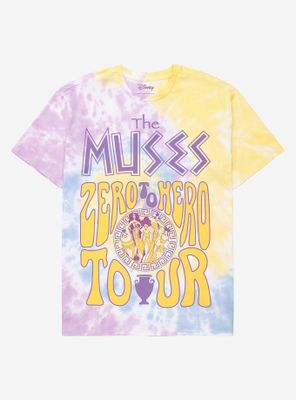 Our Universe Disney Hercules The Muses Zero to Hero Tour Women's Tie-Dye T-Shirt - BoxLunch Exclusive