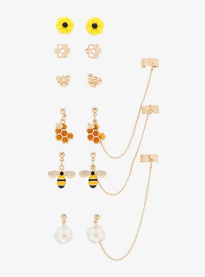 Honeybee Cuff Earring Set