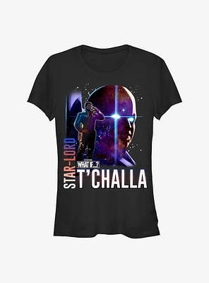 Marvel What If...? Star-Lord Watcher T'Challa Girls T-Shirt