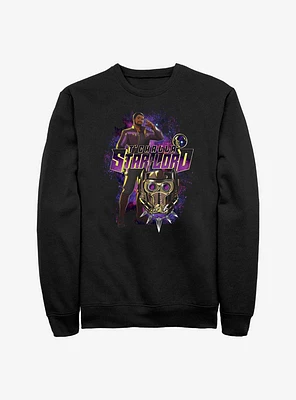 Marvel What If...? T'Challa Star-Lord Crew Sweatshirt