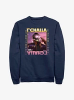 Marvel What If...? T'Challa Was Star-Lord Frame Crew Sweatshirt