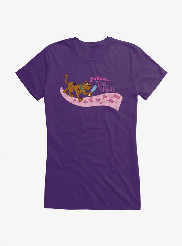 Scooby-Doo Valentines Follow Your Heart! Girls T-Shirt