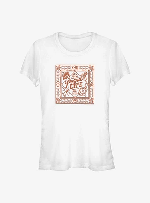 Outer Banks Pogue Life Square Frame Girls T-Shirt