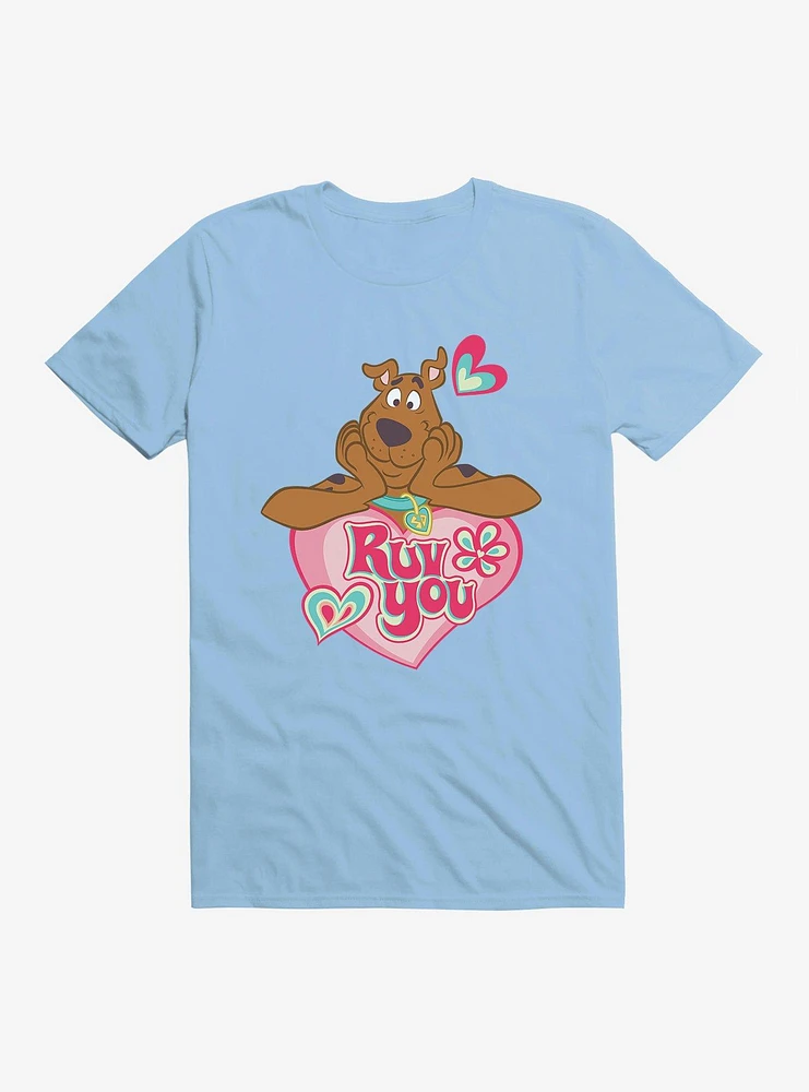 Scooby-Doo Valentines Ruv You Heart T-Shirt