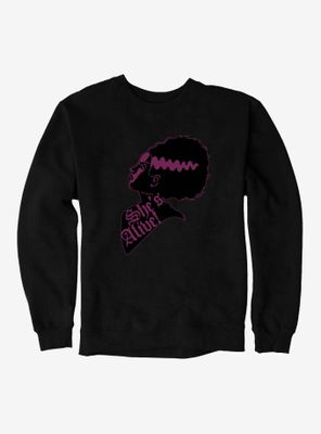 Universal Monsters Bride Of Frankenstein She's Alive! Side Profile Sweatshirt