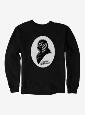 Universal Monsters The Creature From Black Lagoon Shadow Profile Sweatshirt