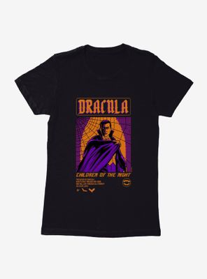 Universal Monsters Dracula Through The Veins Womens T-Shirt