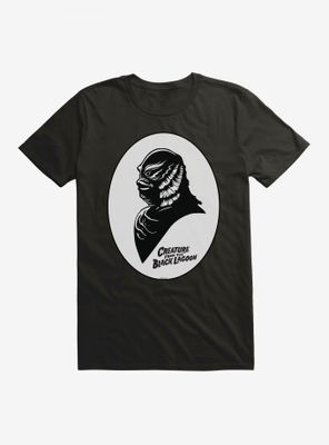 Universal Monsters The Creature From Black Lagoon Shadow Profile T-Shirt