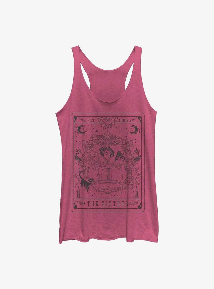 Disney Hocus Pocus The Sisters Tarot Womens Tank Top