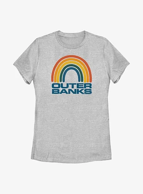Outer Banks OBX Rainbow Womens T-Shirt