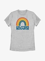 Outer Banks OBX Rainbow Womens T-Shirt