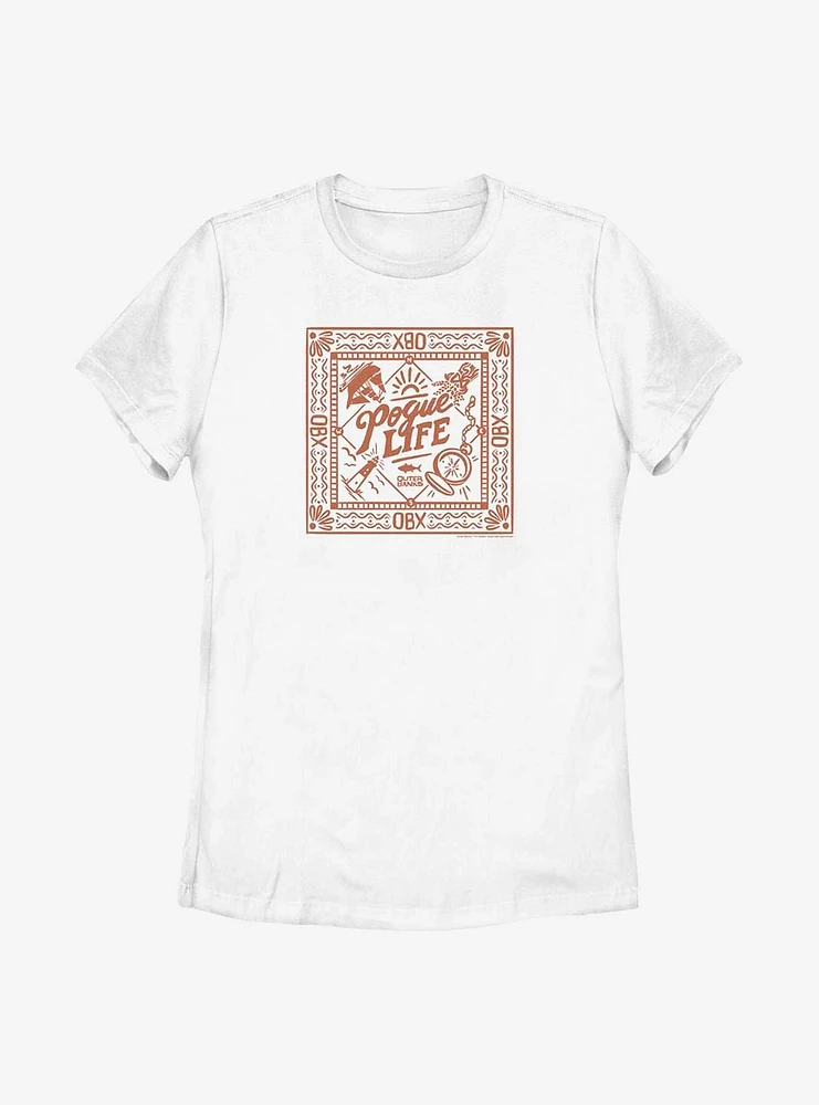 Outer Banks Square Badge Womens T-Shirt