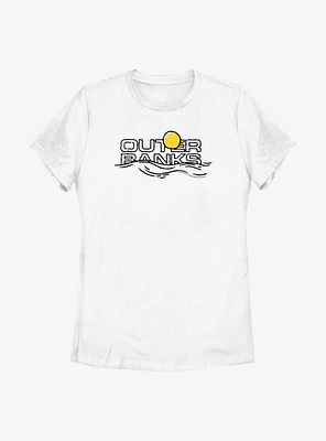 Outer Banks Title on Horizon Womens T-Shirt