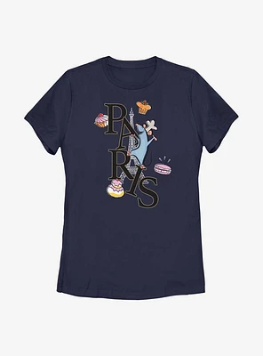 Disney Pixar Ratatouille Paris Remy Womens T-Shirt
