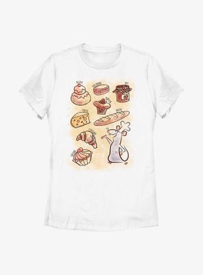 Disney Pixar Ratatouille Watercolor Remy Womens T-Shirt