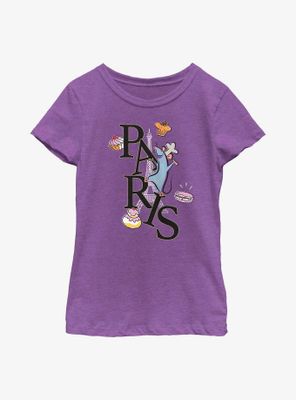 Disney Pixar Ratatouille Paris Remy Youth Girls T-Shirt