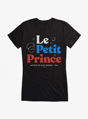 The Little Prince Le Petit Typography Girls T-Shirt