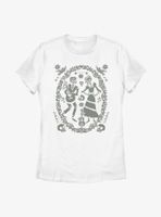 Disney Pixar Coco Paper Art Oval Womens T-Shirt