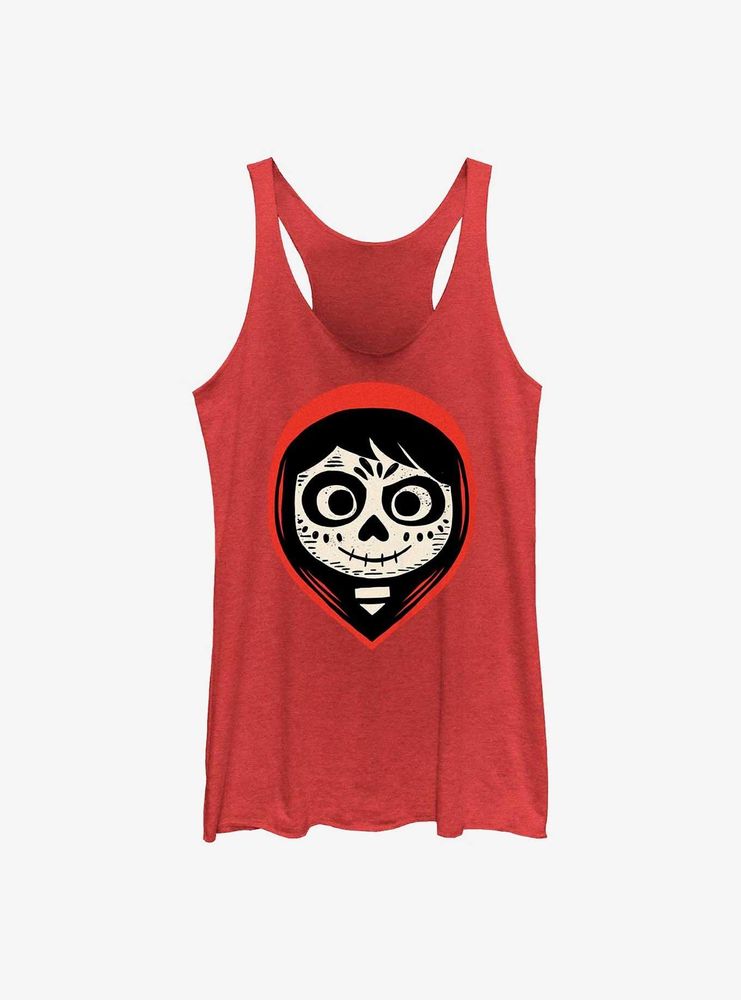 Disney Pixar Coco Dia De Los Face Womens Tank Top