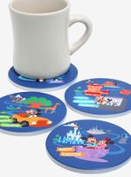 Disney Walt Disney World 50th Anniversary Parks & Attractions Coaster Set