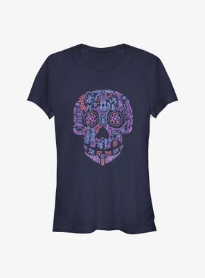 Disney Pixar Coco Skull Womens T-Shirt