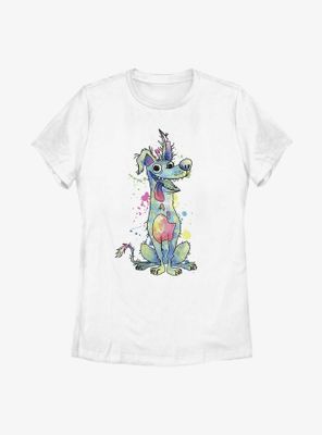 Disney Pixar Coco Watercolor Dante Womens T-Shirt