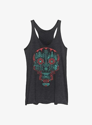 Disney Pixar Coco Craneo Muerto Womens Tank Top