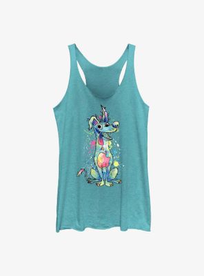 Disney Pixar Coco Watercolor Dante Womens Tank Top