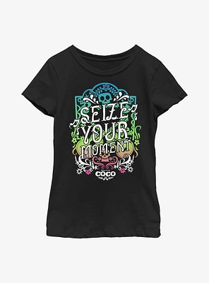 Disney Pixar Coco Seize Your Moment Youth Girls T-Shirt
