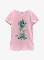 Disney Pixar Coco Watercolor Dante Youth Girls T-Shirt