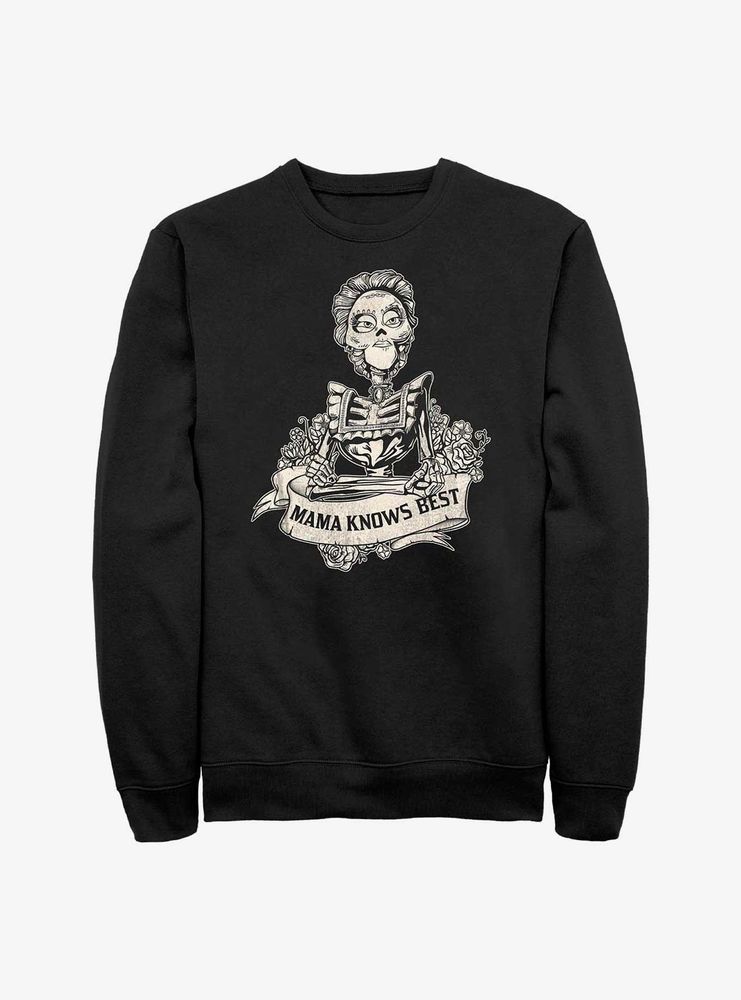 Disney Pixar Coco Mom Knows Best Sweatshirt