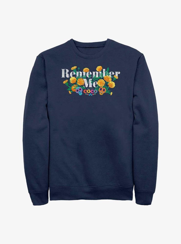 Disney Pixar Coco Remember Marigolds Sweatshirt