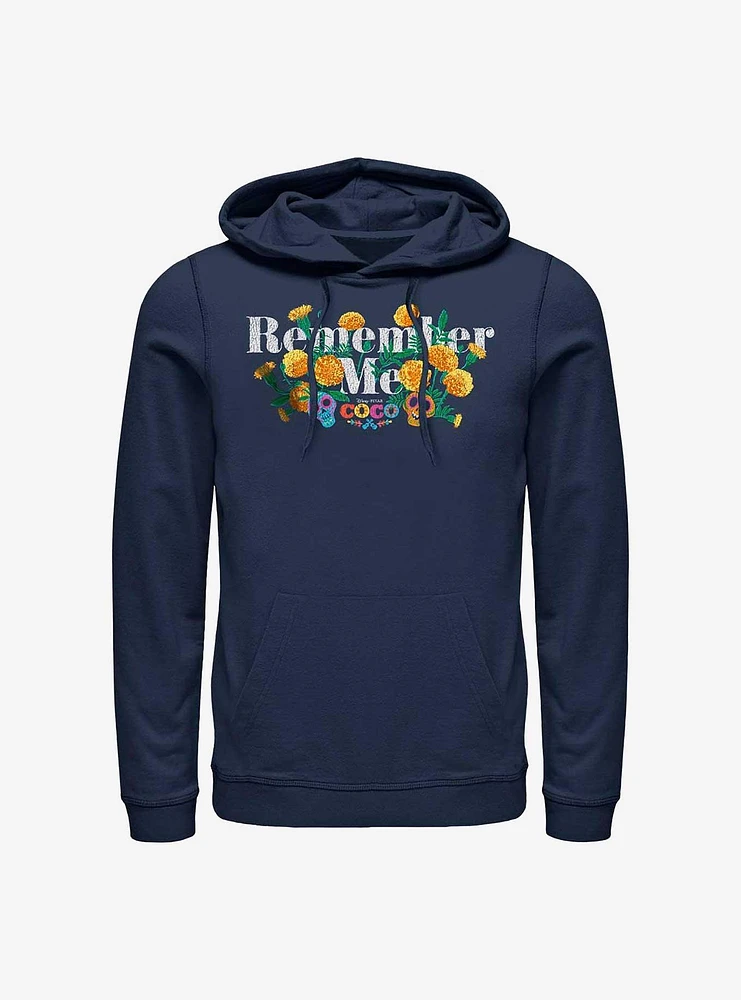 Disney Pixar Coco Remember Marigolds Hoodie