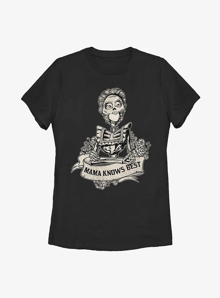 Disney Pixar Coco Mom Knows Best Womens T-Shirt
