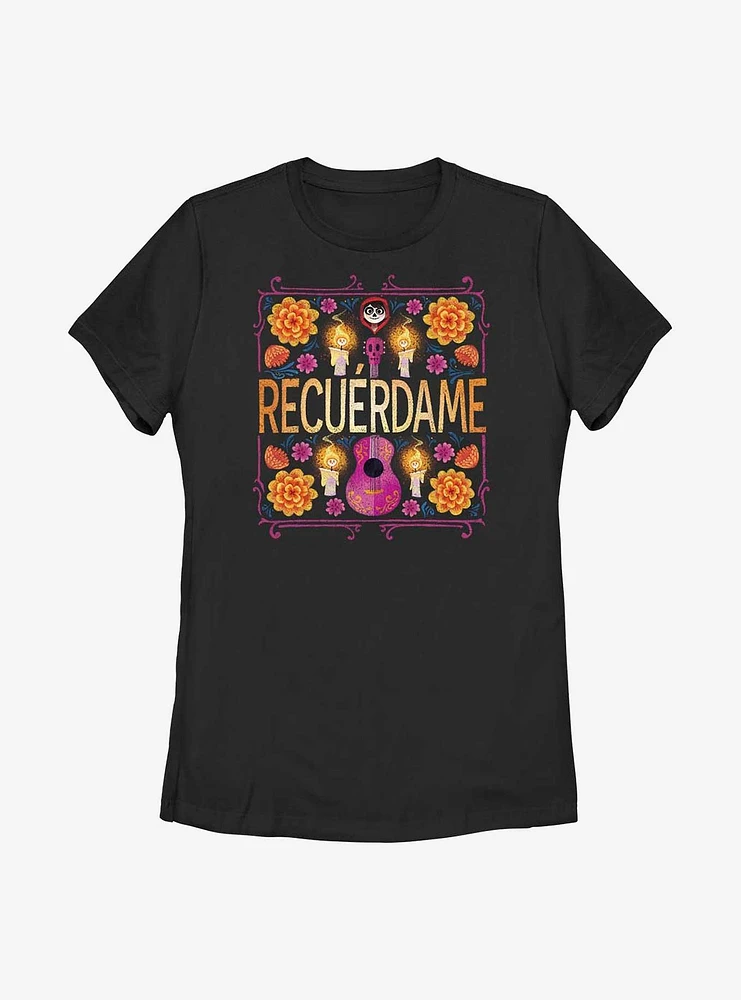Disney Pixar Coco Recu?ame Womens T-Shirt