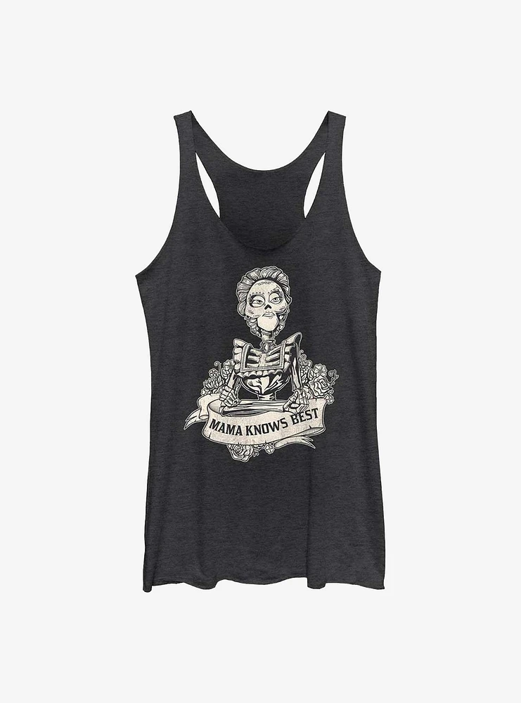 Disney Pixar Coco Mom Knows Best Womens Tank Top