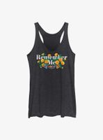 Disney Pixar Coco Remember Marigolds Womens Tank Top