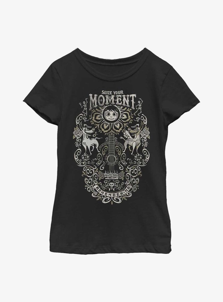 Disney Pixar Coco Dante And Miguel Tonal Youth Girls T-Shirt