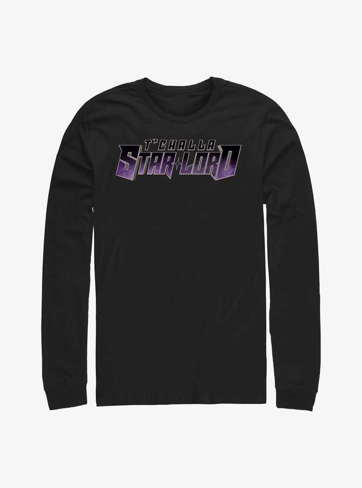 Marvel What If...? T'Challa Star-Lord Long-Sleeve T-Shirt