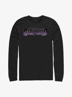 Marvel What If...? T'Challa Star-Lord Long-Sleeve T-Shirt