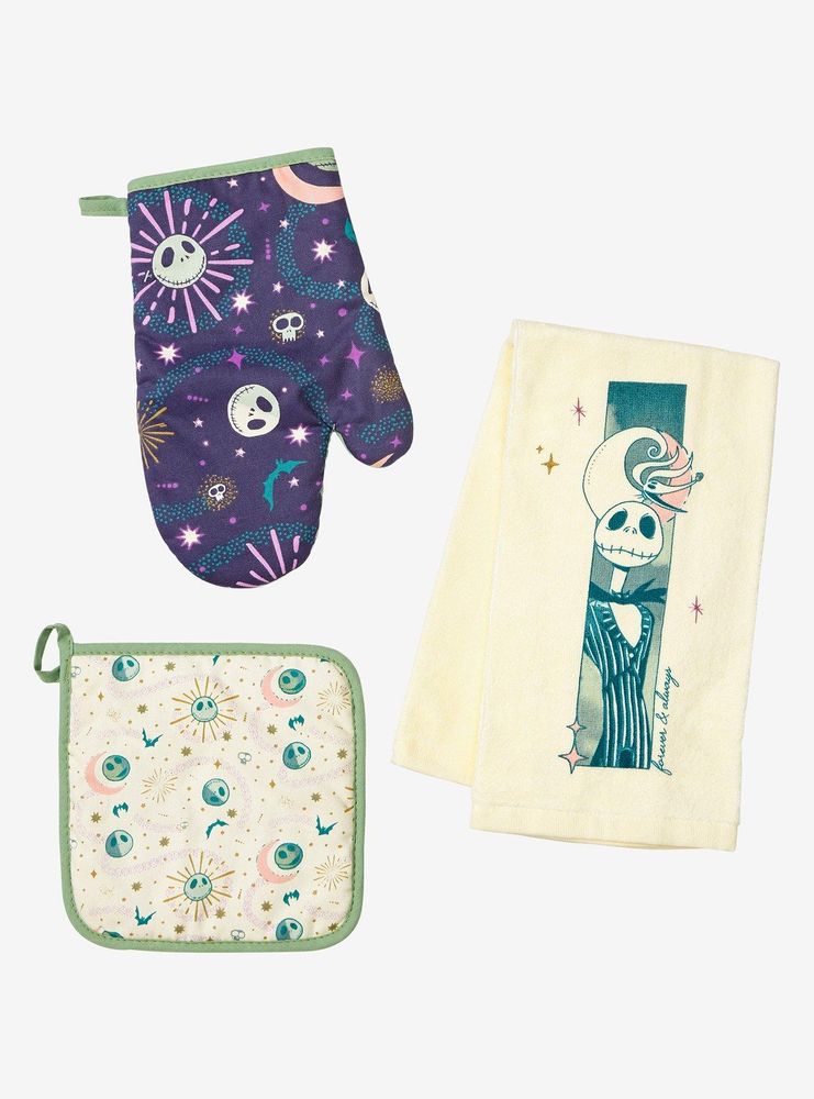 Disney The Nightmare Before Christmas Oven Mitt and Pot Holder Kitchen Set