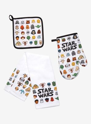 Star Wars Characters Allover Print Kitchen Set - BoxLunch Exclusive