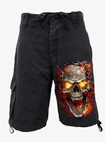 Skull Blast Vintage Cargo Shorts